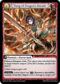 Fang of Dragon's Breath - Mortal Ambition - Grand Archive TCG card