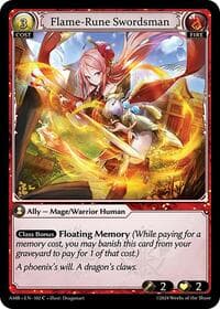Flame-Rune Swordsman - Mortal Ambition - Grand Archive TCG card