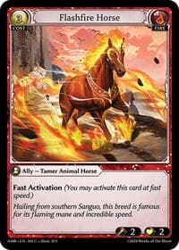 Flashfire Horse - Mortal Ambition - Grand Archive TCG card