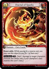 Fractal of Sparks - Mortal Ambition - Grand Archive TCG card