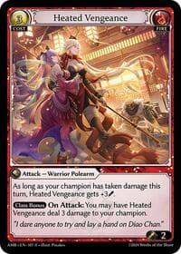 Heated Vengeance - Mortal Ambition - Grand Archive TCG card