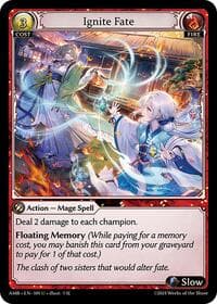 Ignite Fate - Mortal Ambition - Grand Archive TCG card