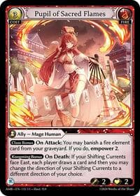 Pupil of Sacred Flames - Mortal Ambition - Grand Archive TCG card