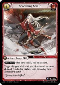 Scorching Strafe - Mortal Ambition - Grand Archive TCG card