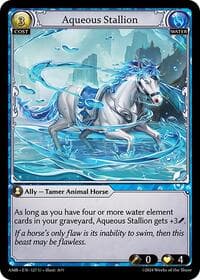 Aqueous Stallion - Mortal Ambition - Grand Archive TCG card