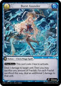 Burst Asunder - Mortal Ambition - Grand Archive TCG card