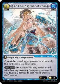 Cao Cao, Aspirant of Chaos - Mortal Ambition - Grand Archive TCG card