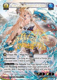 Cao Cao, Aspirant of Chaos (CSR) - Mortal Ambition - Grand Archive TCG card