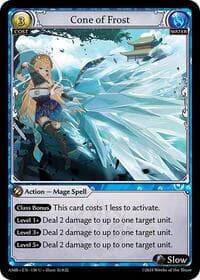Cone of Frost - Mortal Ambition - Grand Archive TCG card