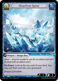 Hoarfrost Spine - Mortal Ambition - Grand Archive TCG card