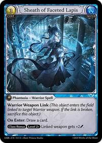Sheath of Faceted Lapis - Mortal Ambition - Grand Archive TCG card