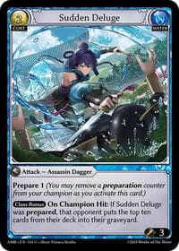 Sudden Deluge - Mortal Ambition - Grand Archive TCG card