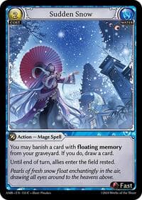 Sudden Snow - Mortal Ambition - Grand Archive TCG card