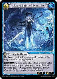 Sword Saint of Eventide - Mortal Ambition - Grand Archive TCG card