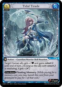 Tidal Tirade - Mortal Ambition - Grand Archive TCG card