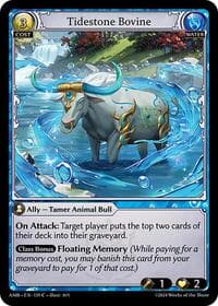 Tidestone Bovine - Mortal Ambition - Grand Archive TCG card