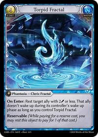 Torpid Fractal - Mortal Ambition - Grand Archive TCG card