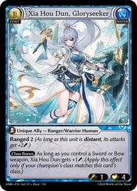 Xia Hou Dun, Gloryseeker - Mortal Ambition - Grand Archive TCG card