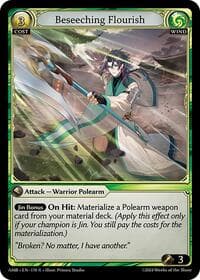 Beseeching Flourish - Mortal Ambition - Grand Archive TCG card