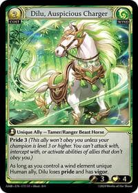 Dilu, Auspicious Charger - Mortal Ambition - Grand Archive TCG card