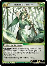 Fraternal Garrison - Mortal Ambition - Grand Archive TCG card