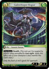 Galewhisper Rogue - Mortal Ambition - Grand Archive TCG card