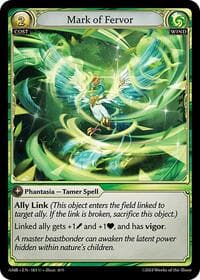 Mark of Fervor - Mortal Ambition - Grand Archive TCG card