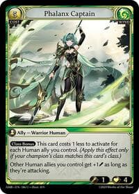 Phalanx Captain - Mortal Ambition - Grand Archive TCG card