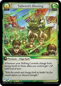 Tailwind's Blessing - Mortal Ambition - Grand Archive TCG card