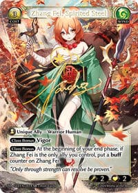 Zhang Fei, Spirited Steel (CSR) - Mortal Ambition - Grand Archive TCG card