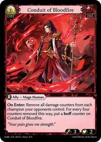 Conduit of Bloodfire - Mortal Ambition - Grand Archive TCG card