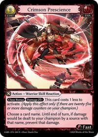 Crimson Prescience - Mortal Ambition - Grand Archive TCG card