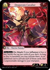 Desperate Cavalier - Mortal Ambition - Grand Archive TCG card