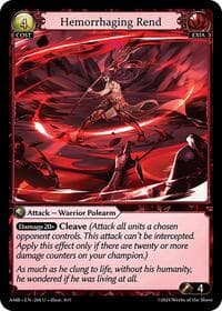 Hemorrhaging Rend - Mortal Ambition - Grand Archive TCG card