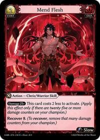 Mend Flesh - Mortal Ambition - Grand Archive TCG card