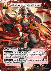 Zhao Yun, Dragonsblood - Mortal Ambition - Grand Archive TCG card