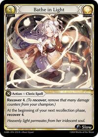 Bathe in Light - Mortal Ambition - Grand Archive TCG card