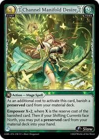 Channel Manifold Desire - Mortal Ambition - Grand Archive TCG card