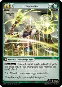 Invigoration - Mortal Ambition - Grand Archive TCG card