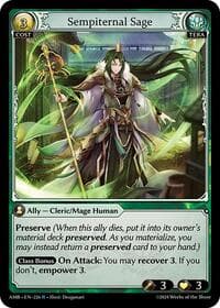 Sempiternal Sage - Mortal Ambition - Grand Archive TCG card