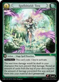 Spellshield: Tera - Mortal Ambition - Grand Archive TCG card