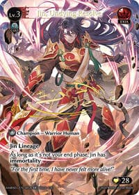 Jin, Undying Resolve (CSR) - Mortal Ambition Starter Decks - Grand Archive TCG card