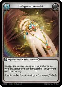 Safeguard Amulet - Mortal Ambition Starter Decks - Grand Archive TCG card