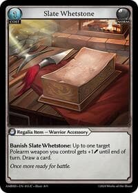 Slate Whetstone - Mortal Ambition Starter Decks - Grand Archive TCG card