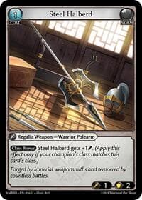 Steel Halberd - Mortal Ambition Starter Decks - Grand Archive TCG card