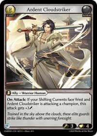 Ardent Cloudstriker - Mortal Ambition Starter Decks - Grand Archive TCG card