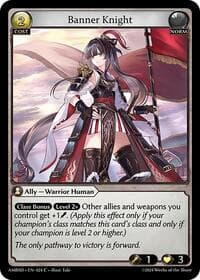 Banner Knight - Mortal Ambition Starter Decks - Grand Archive TCG card