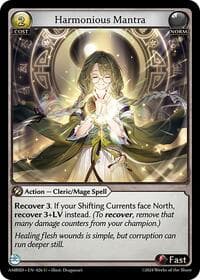 Harmonious Mantra - Mortal Ambition Starter Decks - Grand Archive TCG card