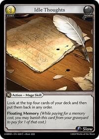 Idle Thoughts - Mortal Ambition Starter Decks - Grand Archive TCG card