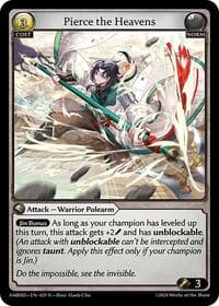 Pierce the Heavens - Mortal Ambition Starter Decks - Grand Archive TCG card